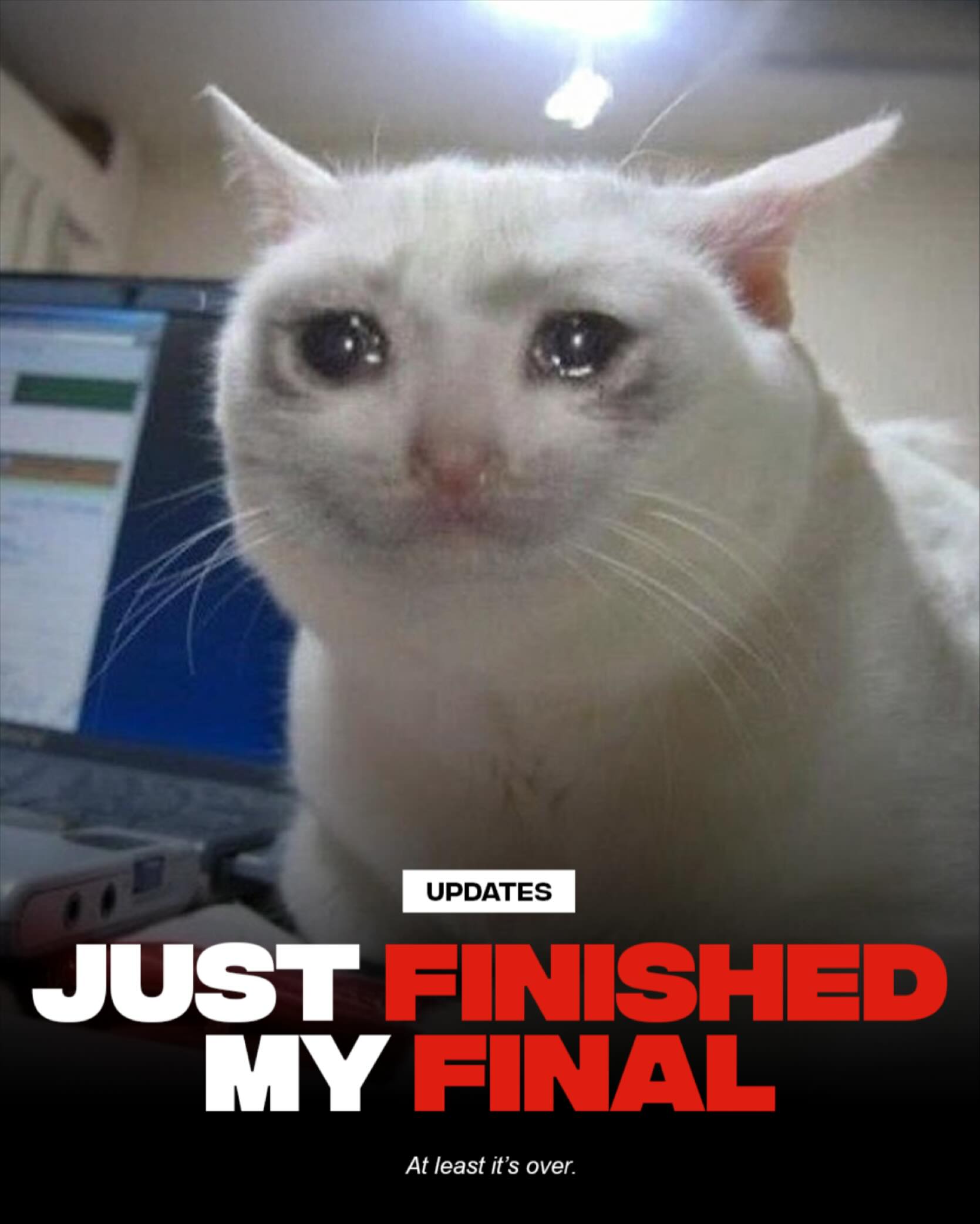 I just want to be home and in my bed