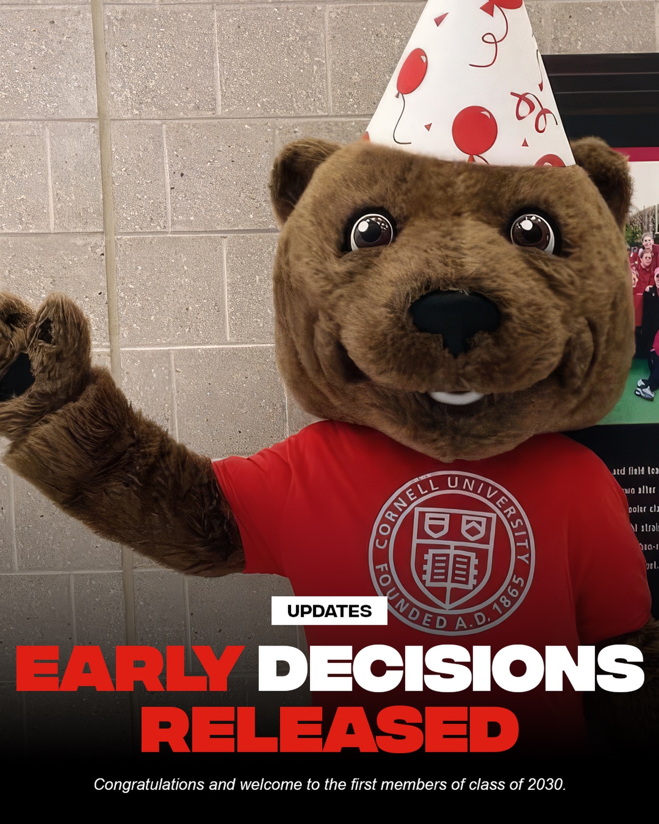 Welcome to the Big Red family ❤️🐻