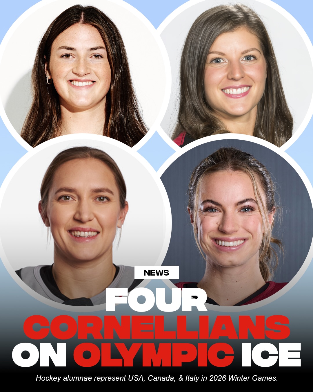 The Big Red is taking over the world stage this week as four legendary alumnae r