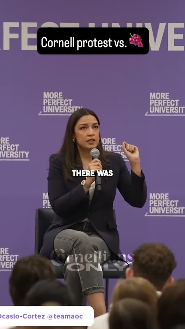“But we make rapists write an essay in private.”

AOC blasted the stark contrast