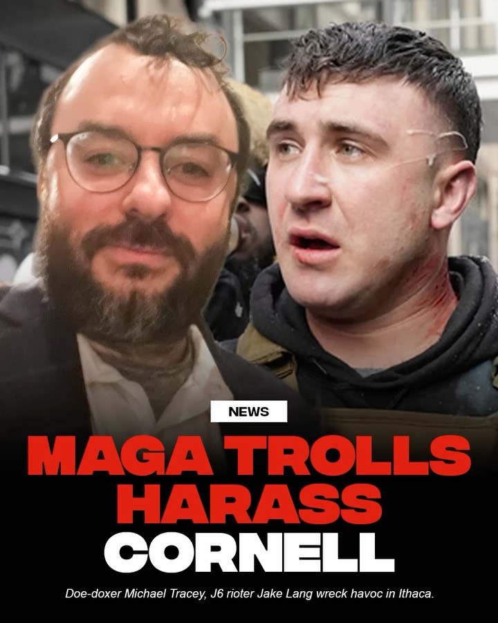 Far-right internet trolls and MAGA agitators have descended on Ithaca, attemptin